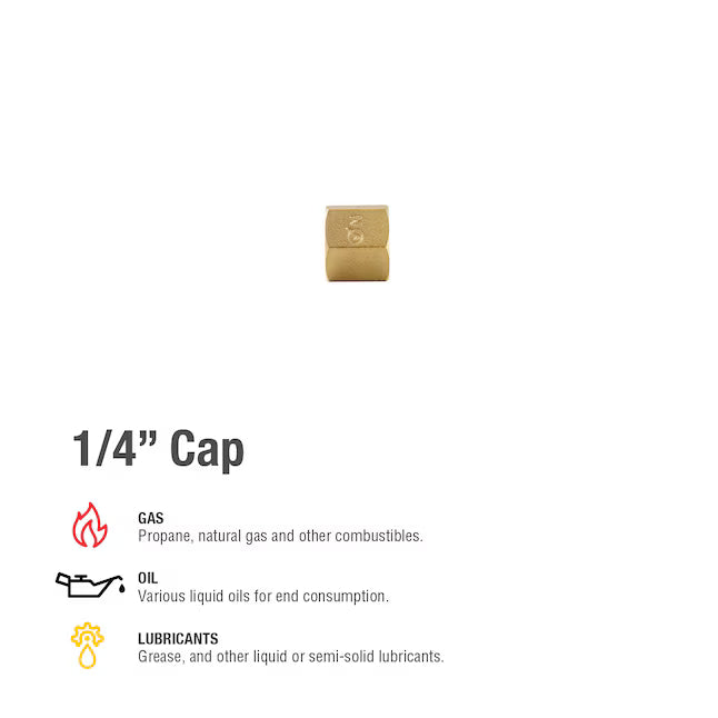 Brass DT-Jet Style 1/4" Threaded Cap – Corrosion-Resistant End Seal Fitting