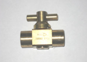 Brass DHP2 Ball Valve – 3000 PSI | High-Pressure Fluid Control