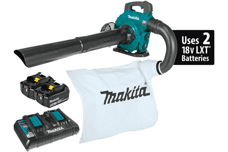 Makita 18V X2 BL Blower Kit w/ Vacuum Attachment Kit