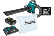 Makita 18V X2 BL Blower Kit with Vacuum Attachment – Powerful, Cordless, and Versatile