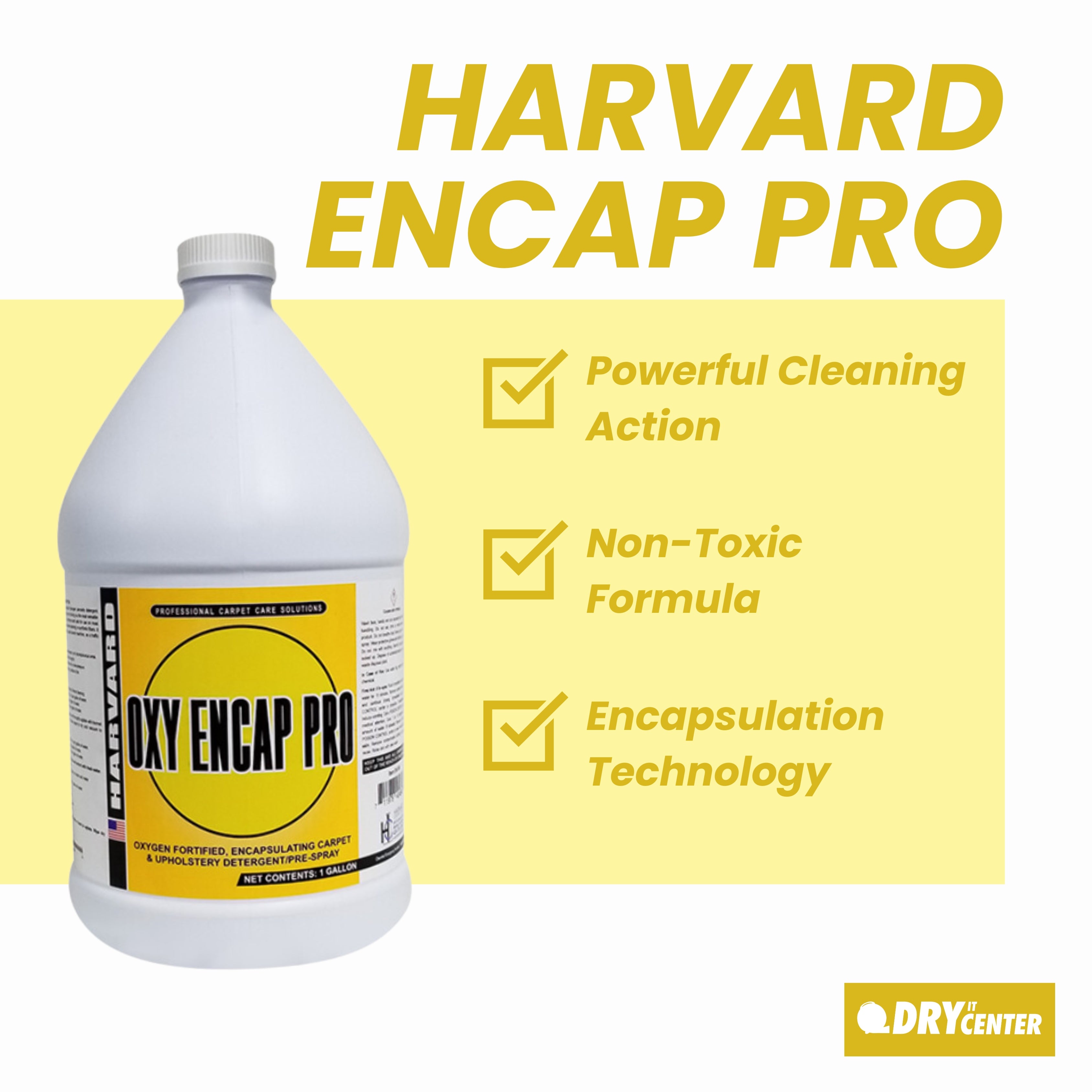 Harvard Oxy Encap Pro – Oxygen-Activated Encapsulation Carpet Cleaner (1 Gallon)