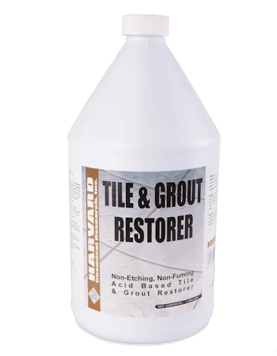 Harvard Tile & Grout Restorer – Acid-Side Cleaner & Degreaser, 1 Gallon