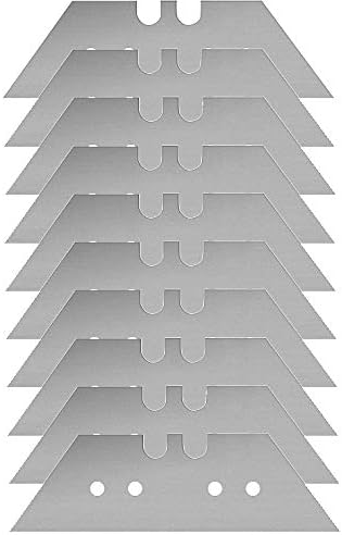 Utility Knife Blades Pack of 10 – Sharp, Durable Replacement Blades for Clean Cuts