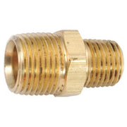 Brass Hex Nipple – 1/4" x 1/8" MNPT Pipe Fitting, Low Lead