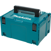 front angle of makita interlocking case large showing handle and latch design