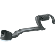 front view of makita dust extraction attachment for multi-tool showing dust port orientation