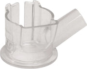 front view of makita dust xtracting base showing intake port and connector alignment
