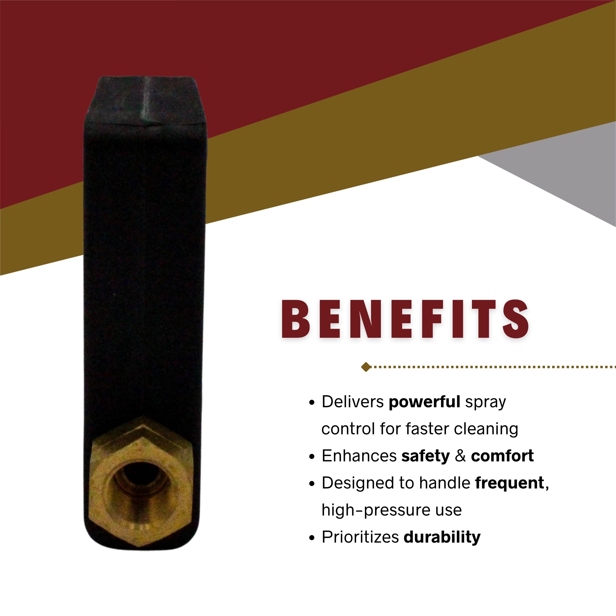 general pump spray gun benefits including ergonomic comfort and high-pressure compatibility