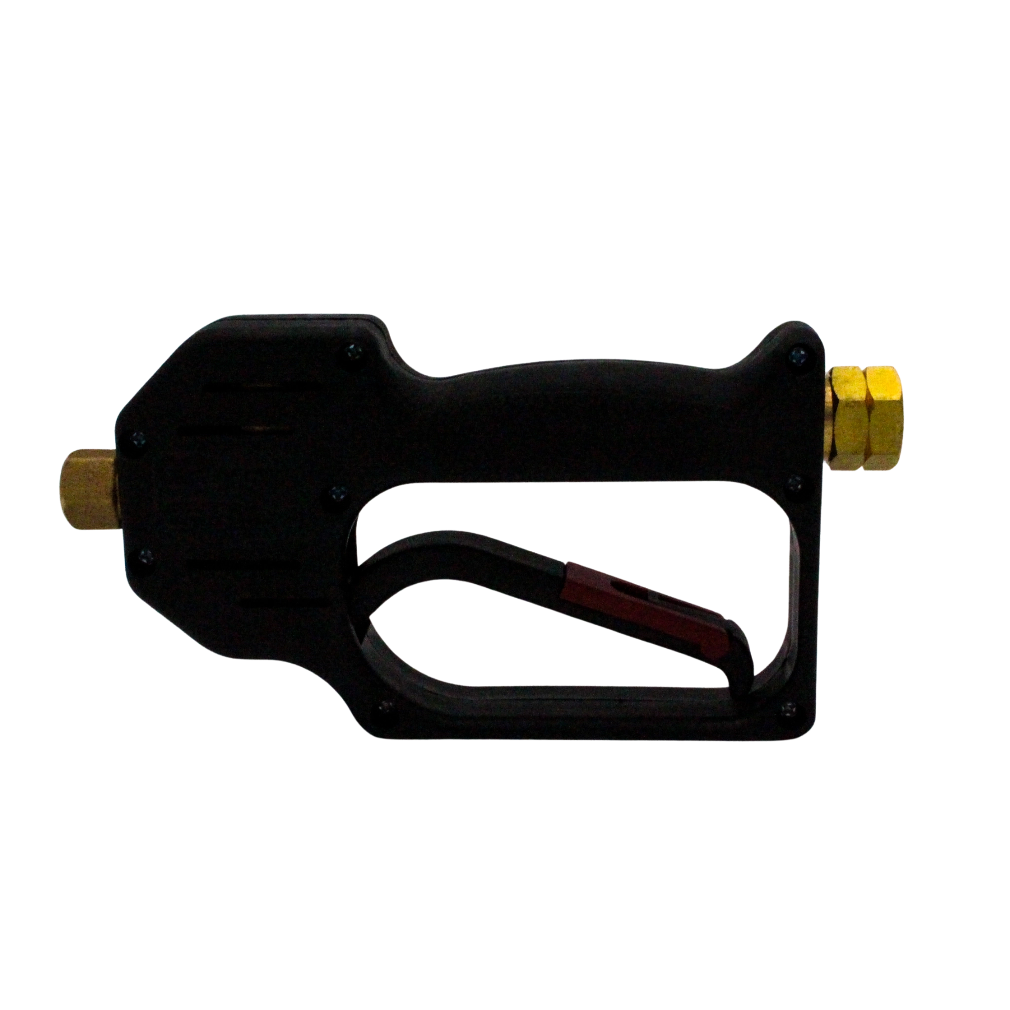 right side of spray gun displaying compact form and reinforced housing