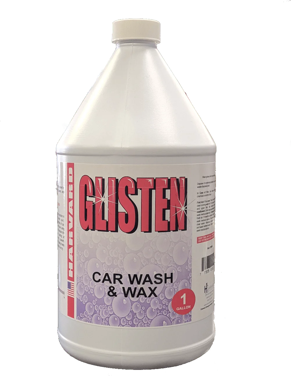 Harvard Glisten Car Wash & Wax – 1 Gallon Auto Cleaner