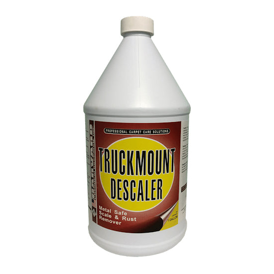 Harvard Truckmount Descaler gallon jug for cleaning equipment maintenance
