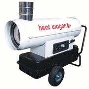 Front view of Heat Wagon HVF110 Heater displaying air intake and exhaust vent