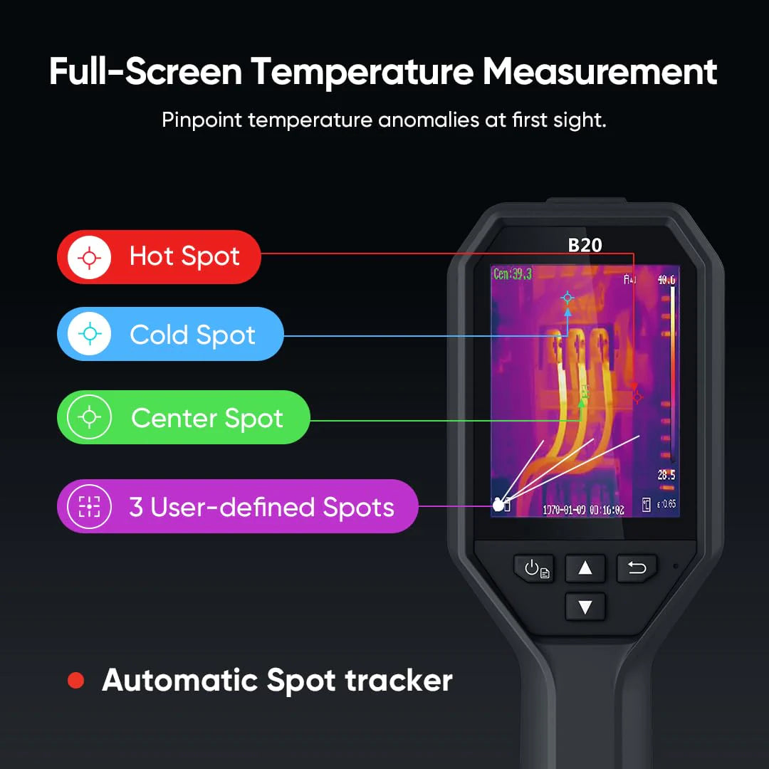 HIKMICRO B20 Thermal Camera | 256×192 Sensor, Wi-Fi, 550°C Range