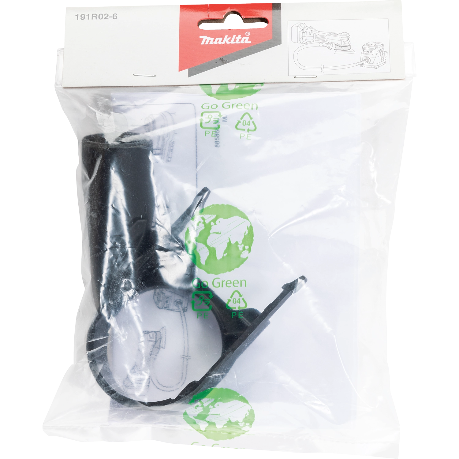 makita xmt04 dust attachment set shown inside retail packaging