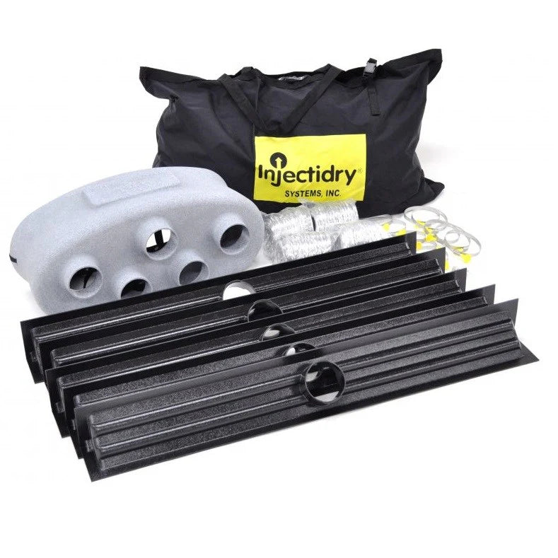 Injectidry 5-port specialty adapter kit for drying walls and floors