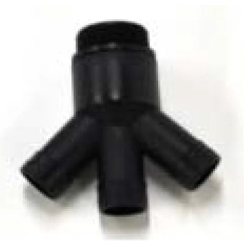 Injectidry 2 inch MPT to triple 1.25 inch manifold adapter