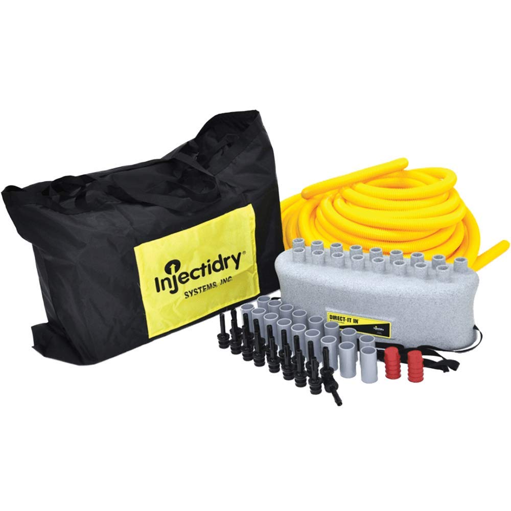 Injectidry UAA1 air mover adapter with tubing and carry bag