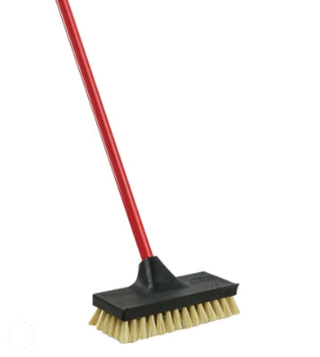Front view of Libman Acid Brush highlighting stiff chemical-resistant bristles
