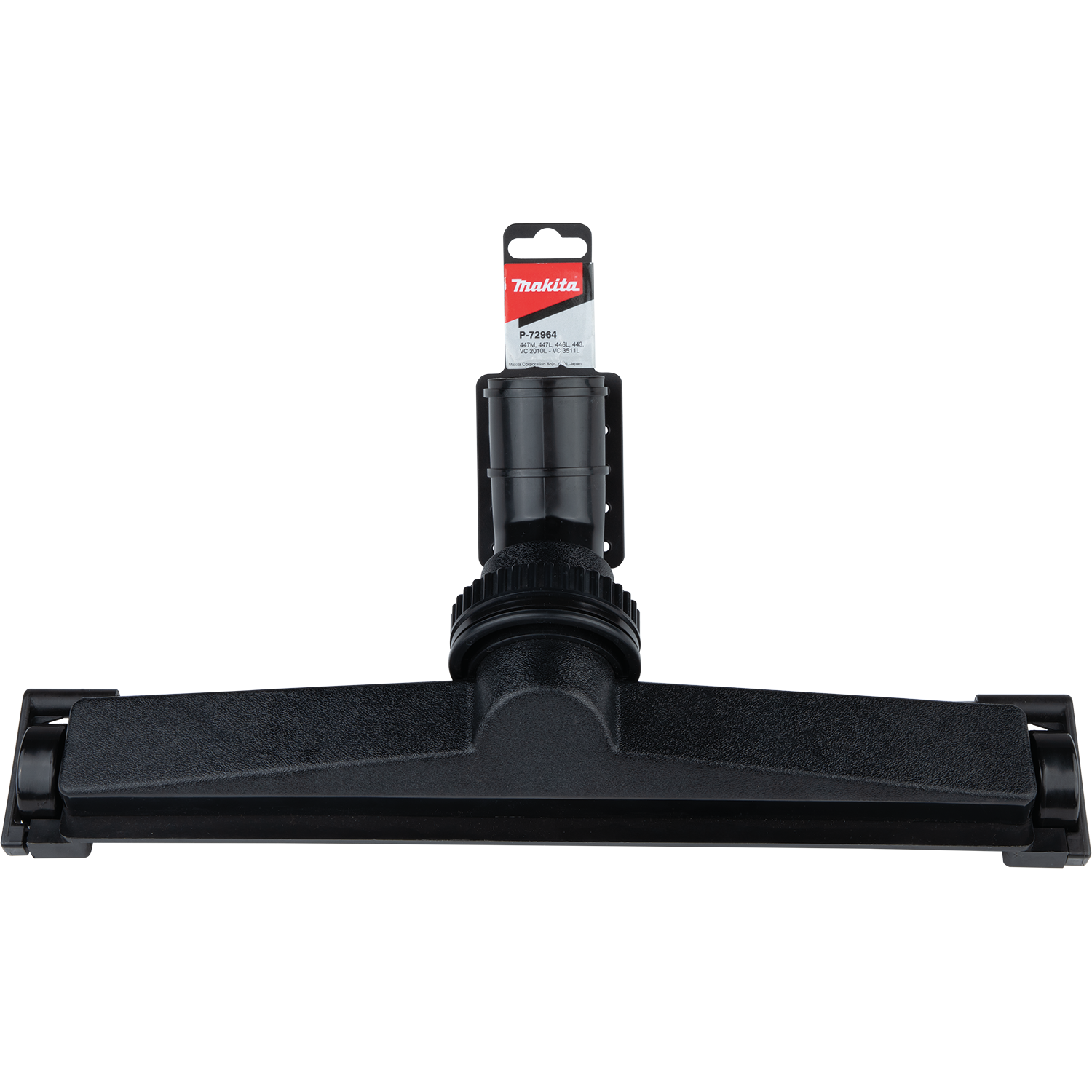 Front view of Makita 12" slurry floor nozzle showing wide cleaning head