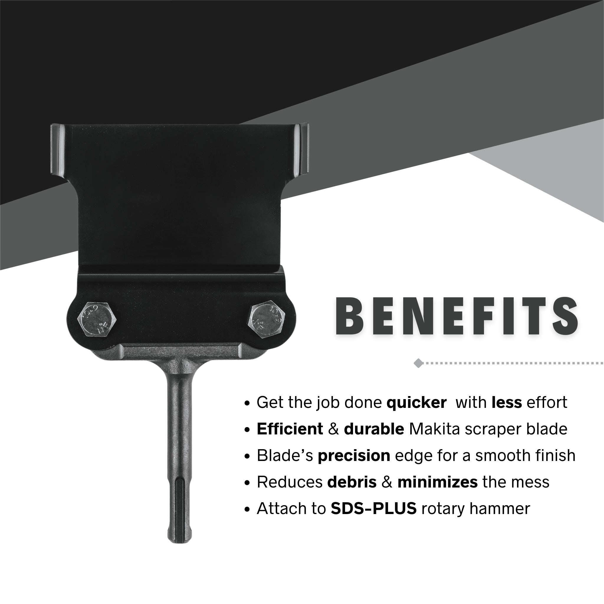 benefits of makita floor scraper blade including fast flooring removal and minimal surface damage