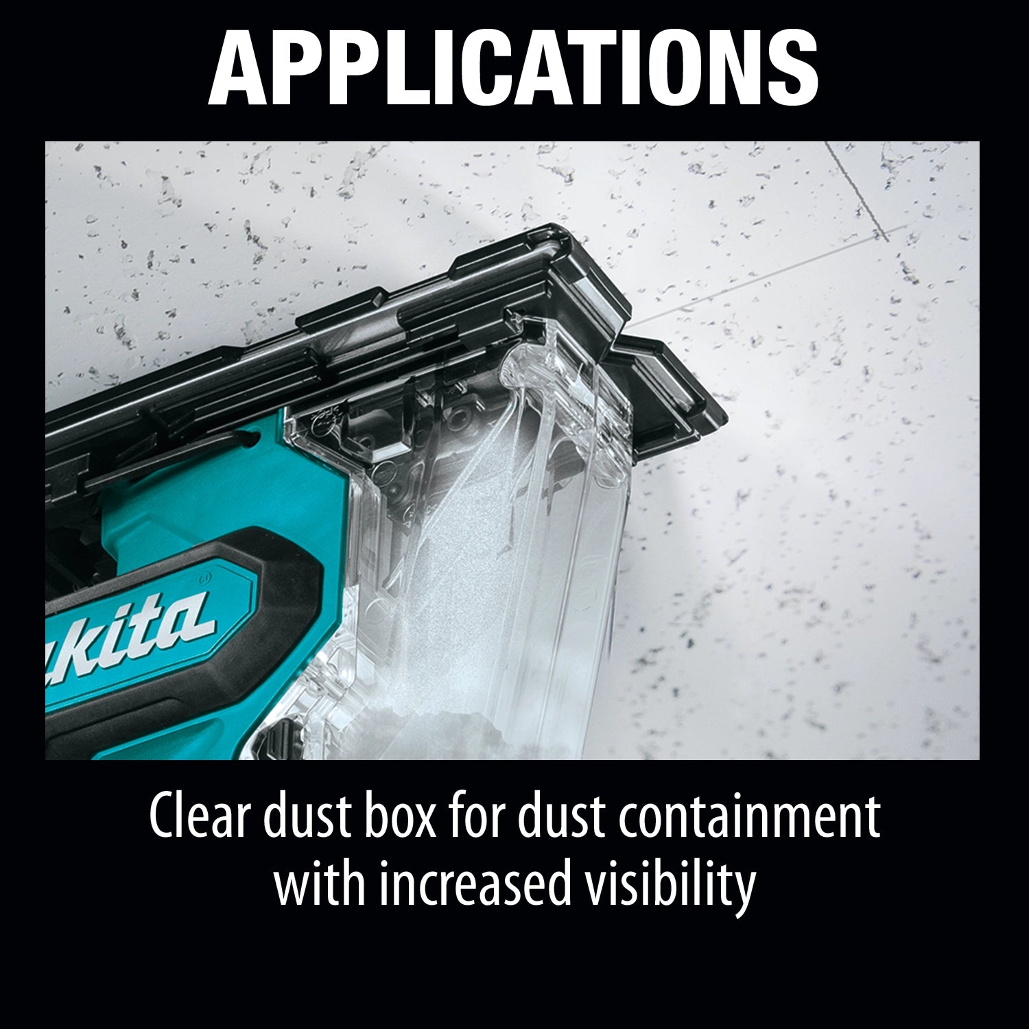 Makita drywall saw placed among common drywall and renovation tools