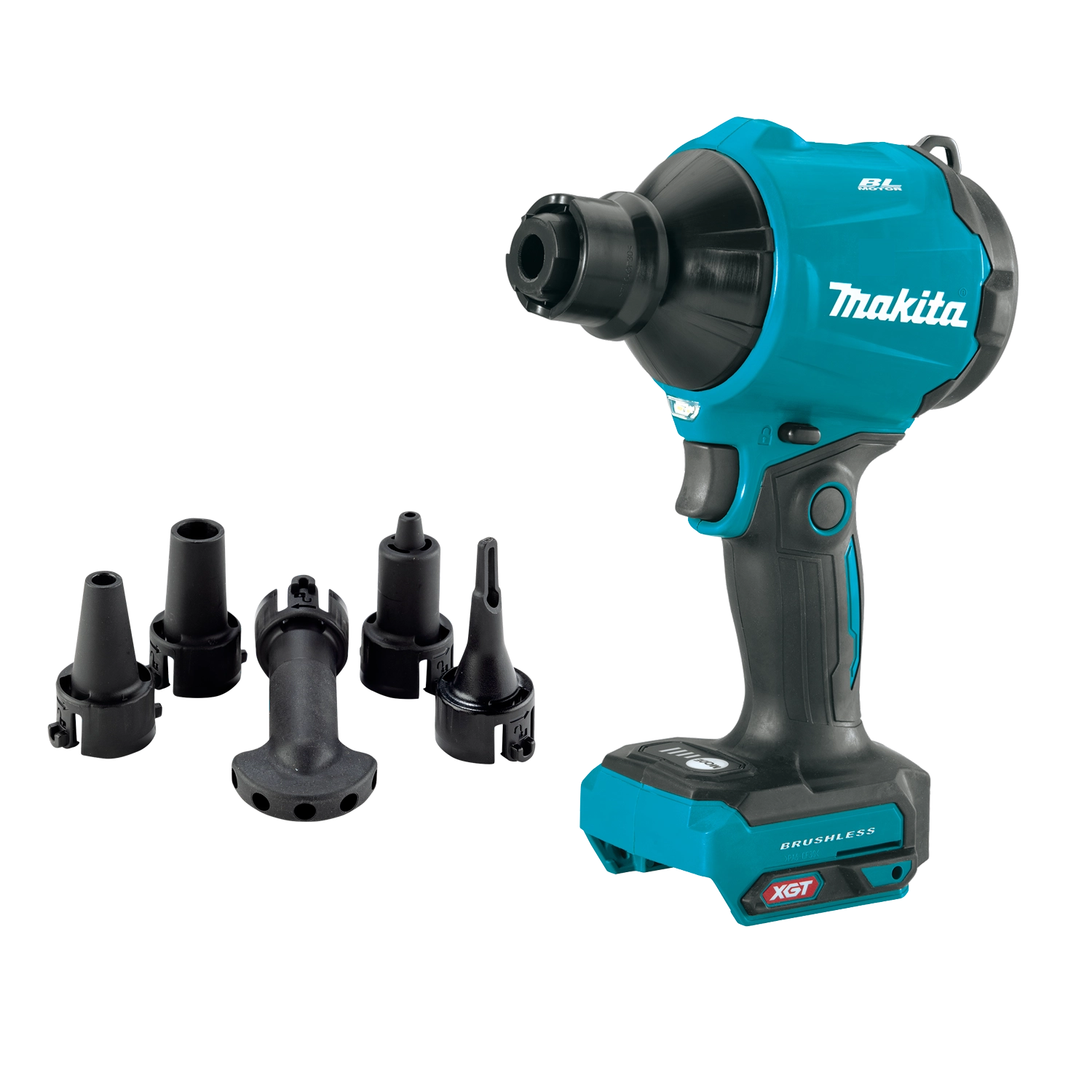 Nozzles included with Makita GSA01Z dust blower