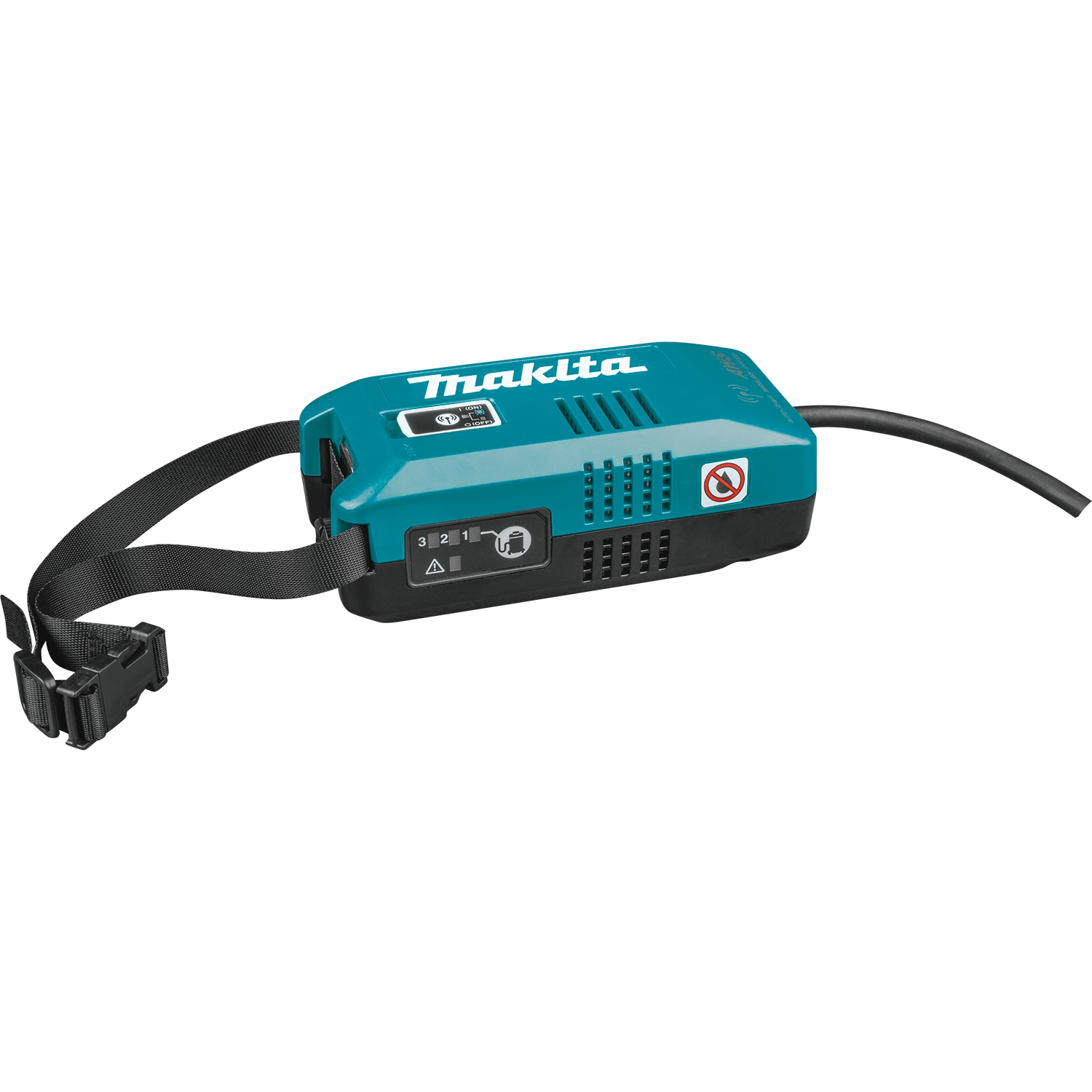 Makita AWS Adapter front view with labeled components