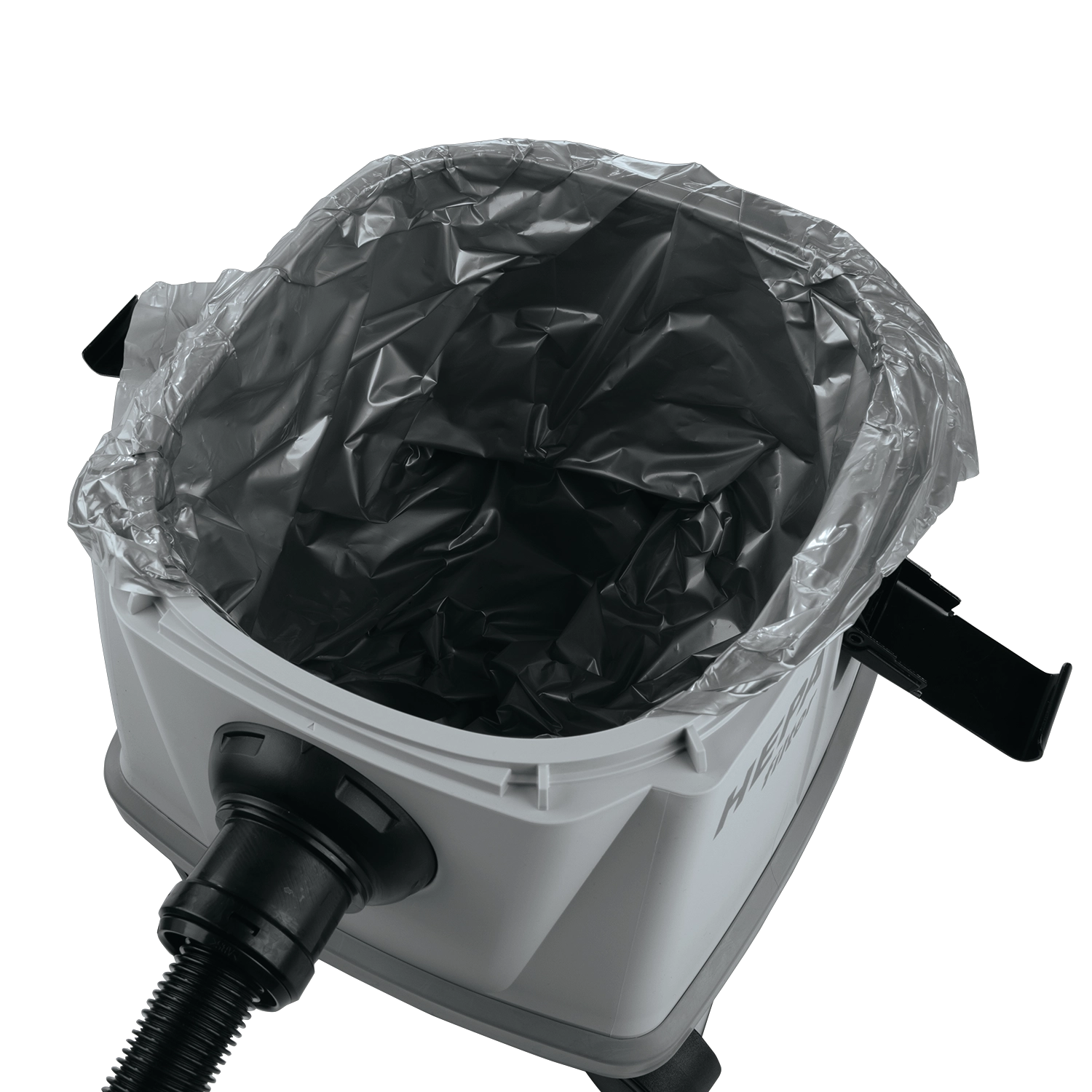 makita filter bag for xcv24zx vacuum shown outside of unit for replacement reference