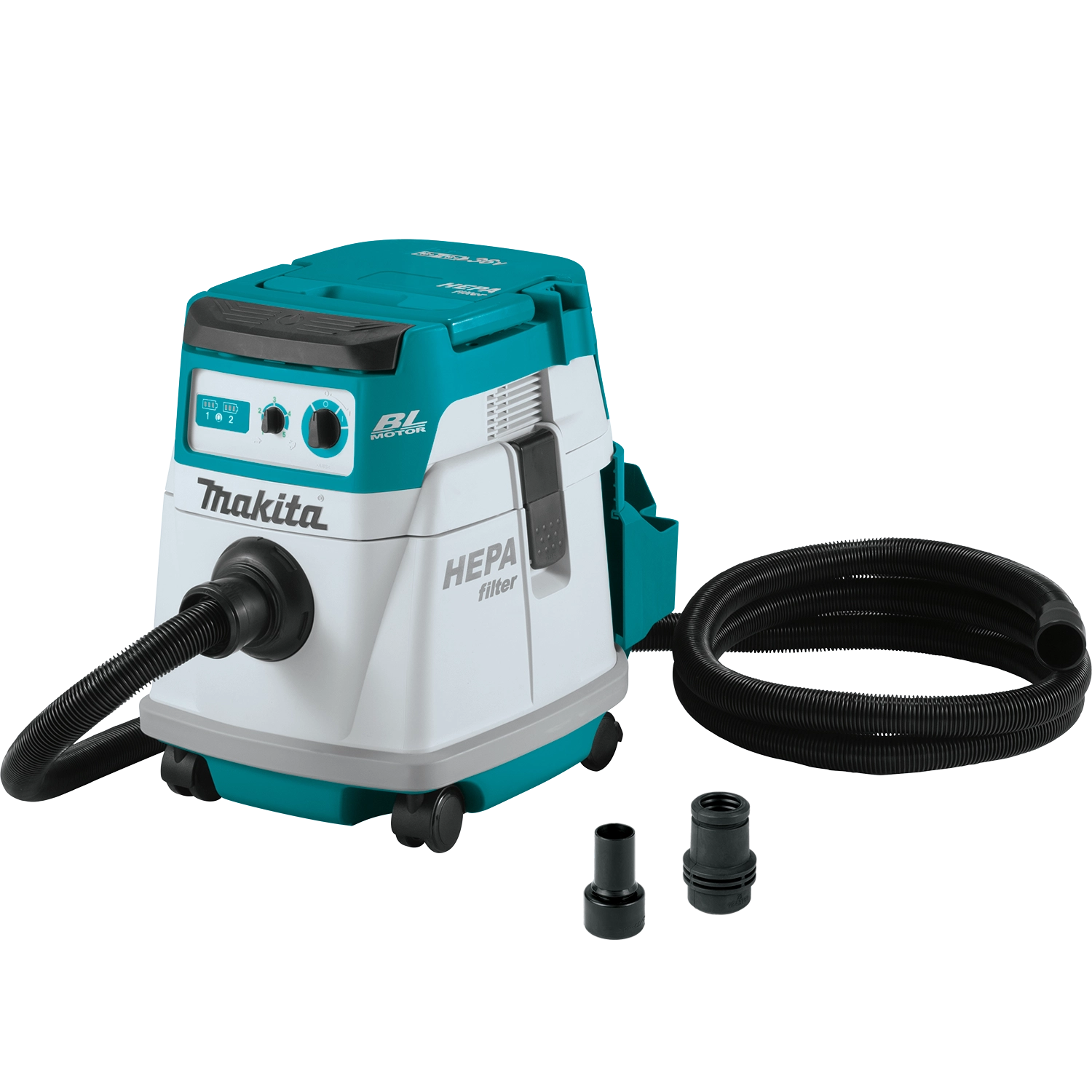 makita xcv24zx vacuum tool only shown as standalone unit without batteries or hose
