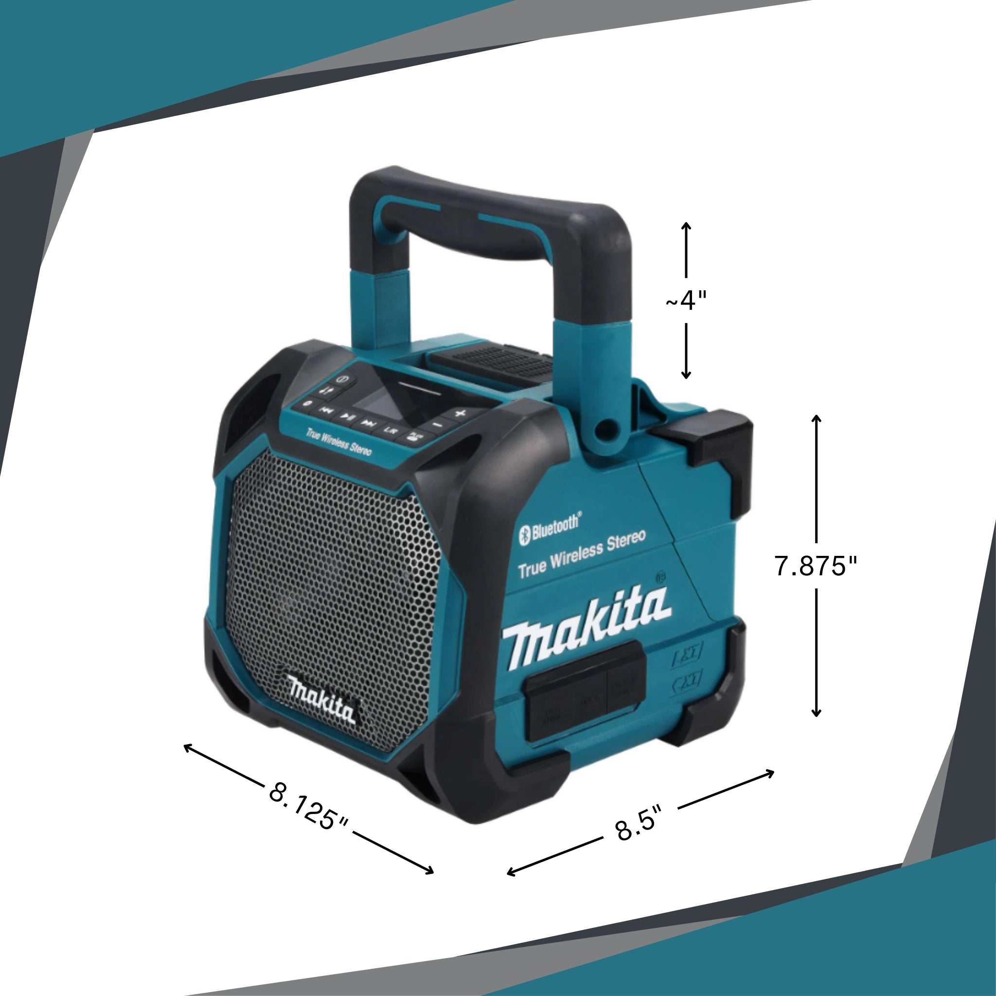 Makita XRM11 shown next to person for size reference