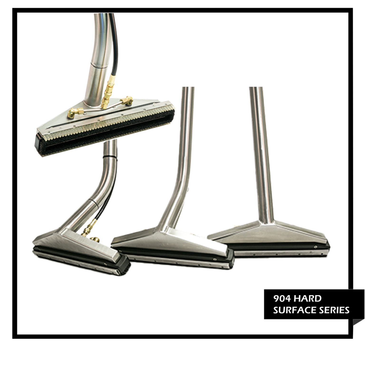 PMF 12-inch 4-jet hard surface scrubber wand with brass valve