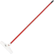 Front-facing view of Roberts Carpet Rake fully assembled