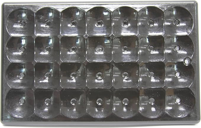 Bottom view of SOS extraction tool showing suction ports and water channel design