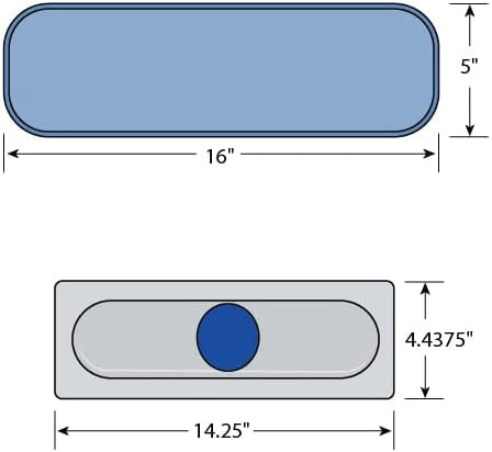 Sphergo large mop head next to foot for size comparison