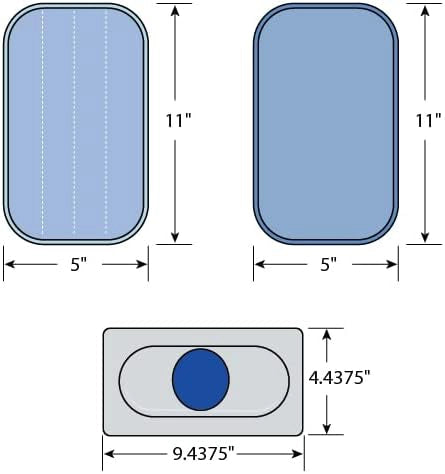 Sphergo small mop head next to hand for scale reference