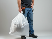 SteelCoat - Contractor Trash Bags - 42 gallon 3MIL 20ct - Clear