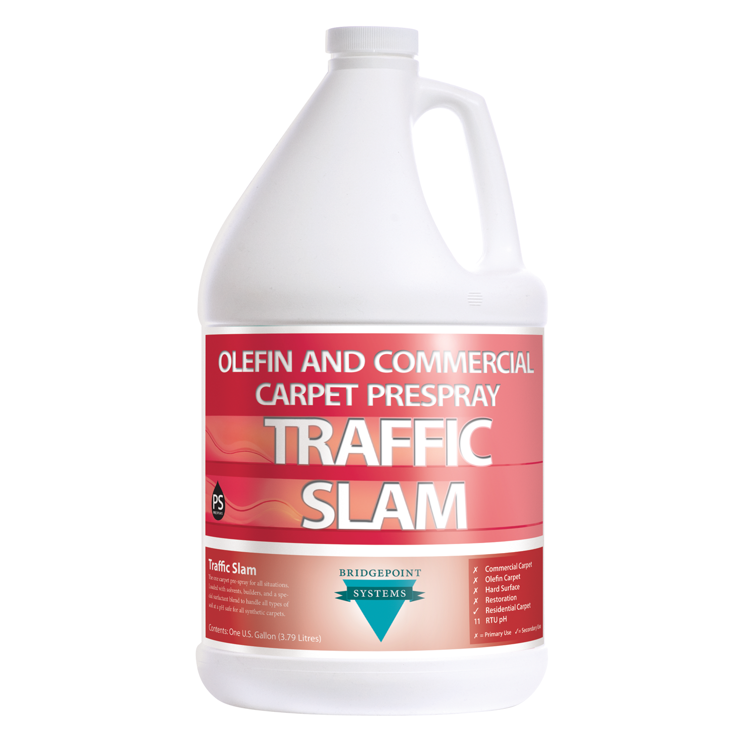 Bridgepoint Traffic Slam Carpet Pre-Spray – 1 Gallon Concentrate