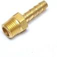 Brass 1/4" Hose Barb x 1/4" MPT