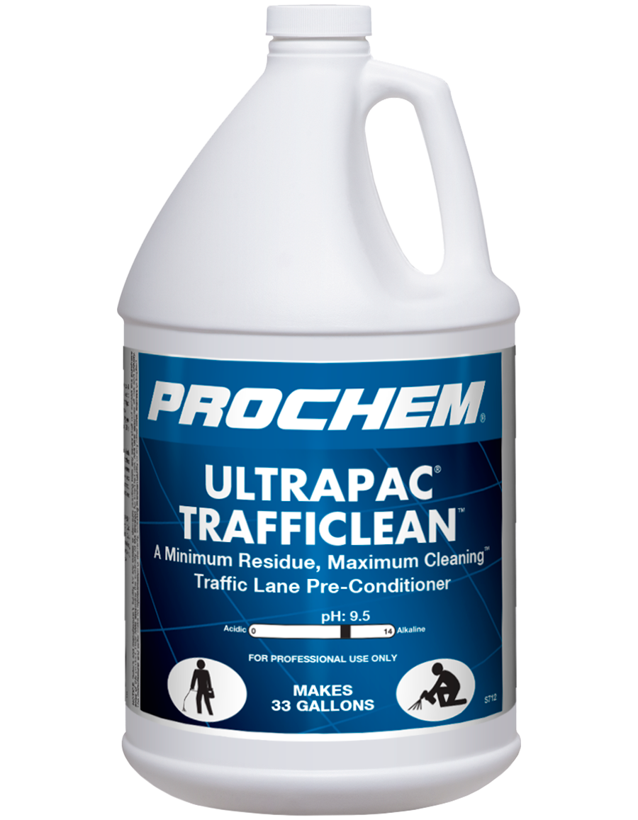 Prochem Ultrapac Trafficlean – High-Traffic Carpet Pre-Spray Cleaner (1 Gallon)