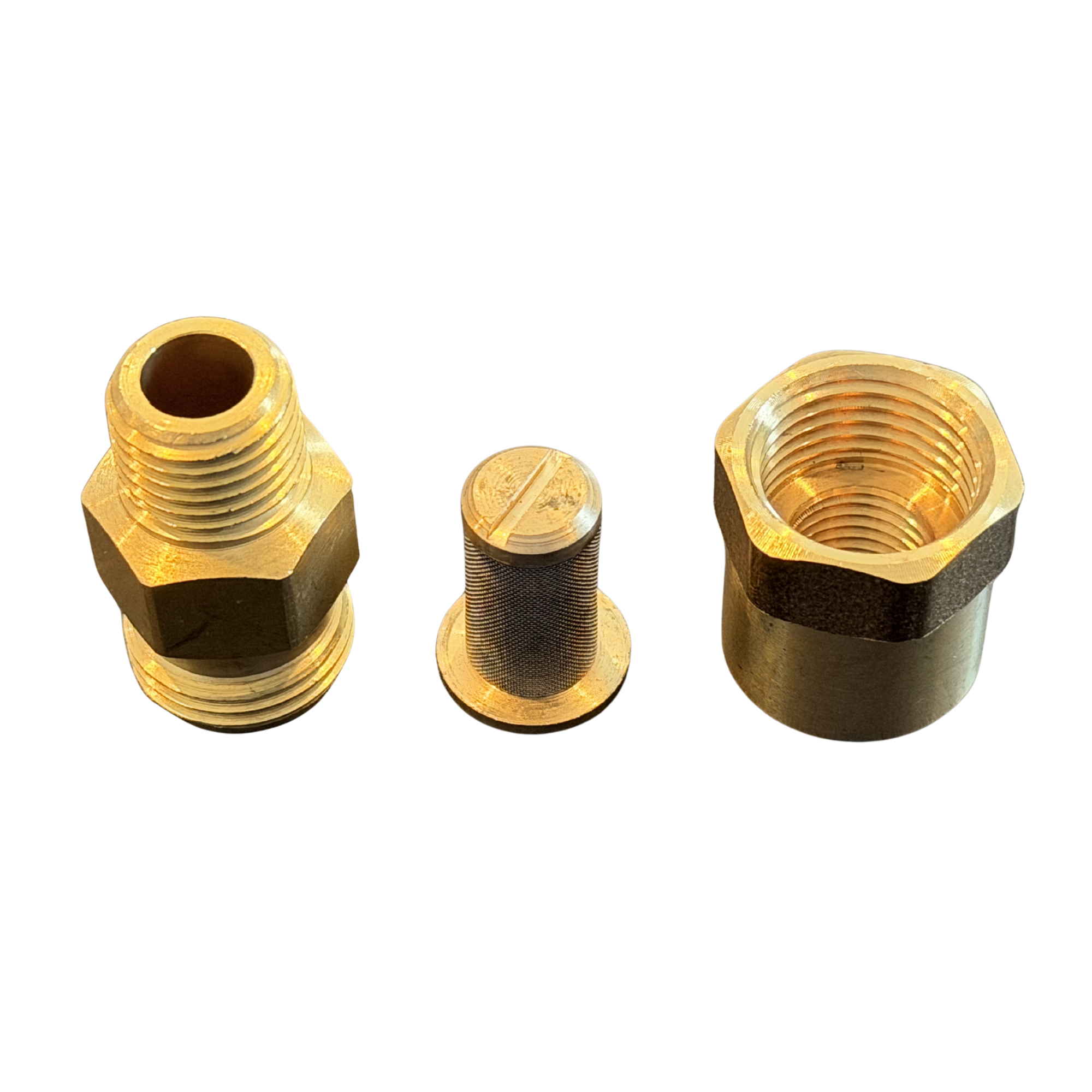 D12060 - 1/4" DT - Threaded Cap, Filter/Strainer Assembly