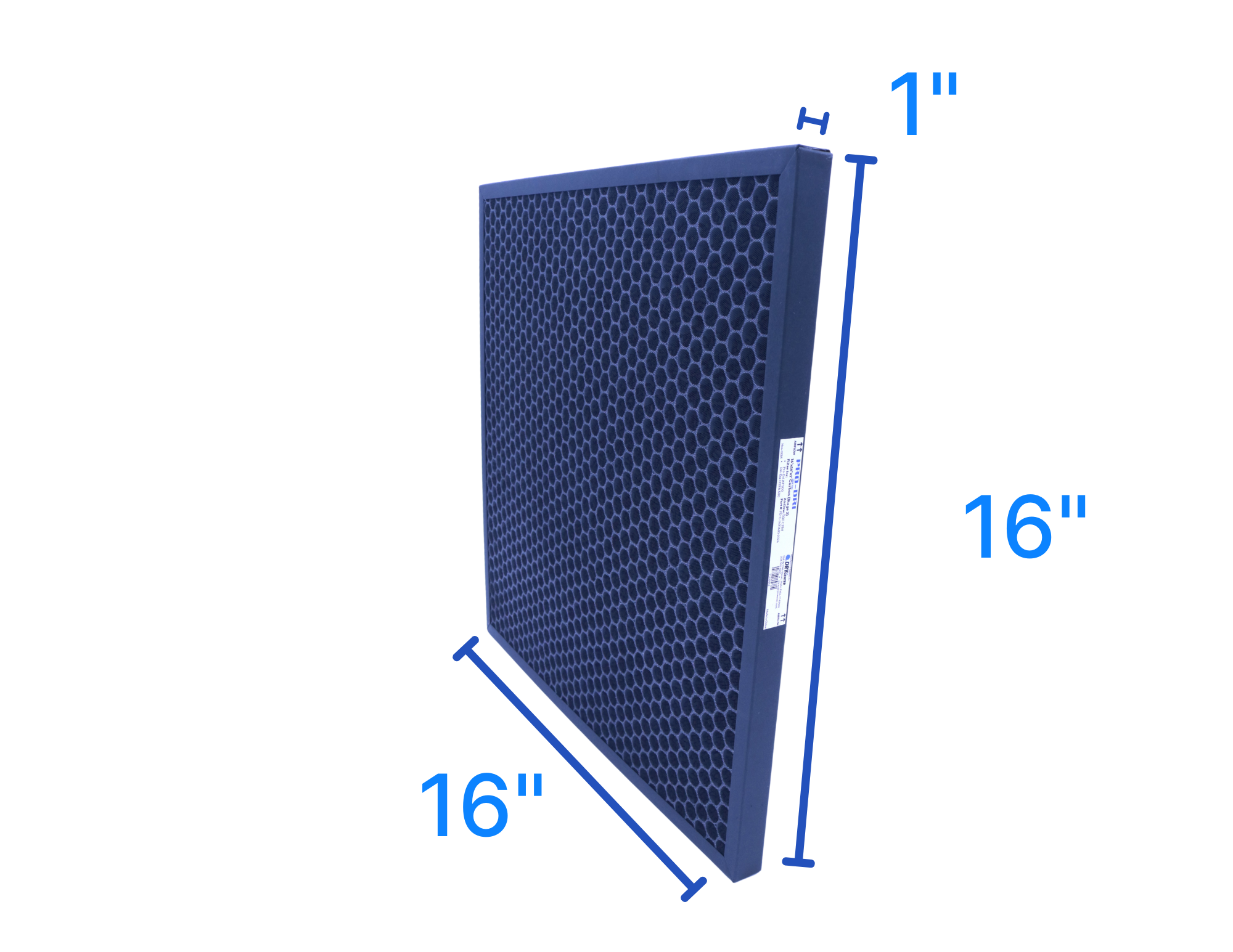 Pro Dri  Carbon Air Filter 16x16x1