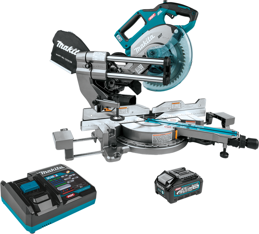 Makita 40V max XGT BL Cordless 8-1\2" Slide Miter Saw Kit-GSL02M1