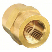 1/8" Brass Hex Coupling – FNPT x FNPT, 4,000 PSI Rated