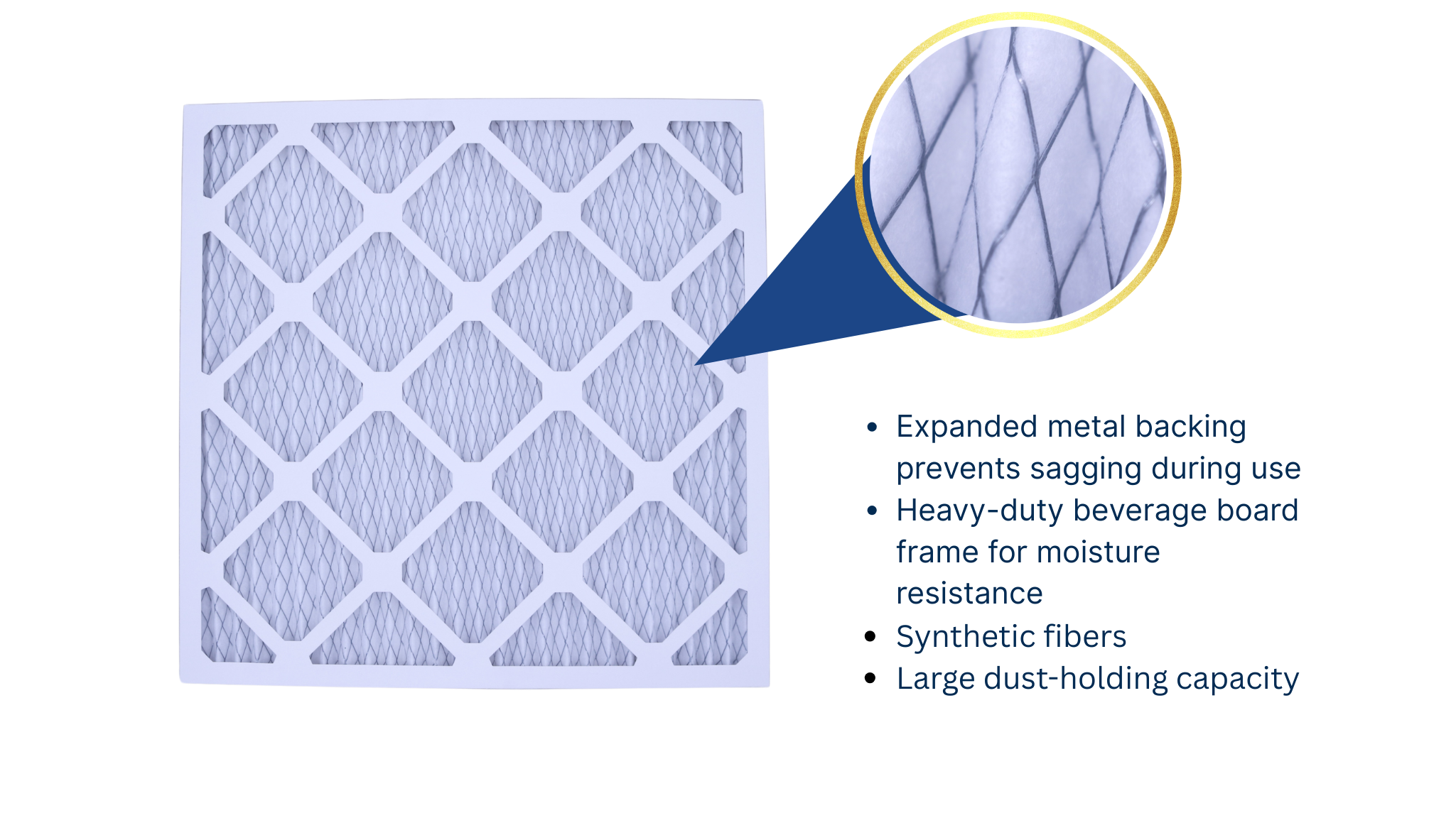 Pro Dri MERV8 20x20x1 Pleated Air Filter – High-Capacity Filtration