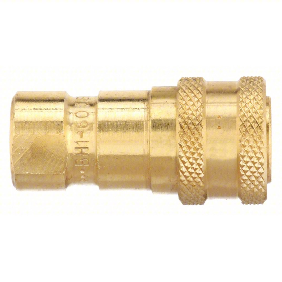 1/8" Brass Quick Disconnect Female Socket
