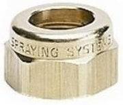 TeeJet CP1325 Brass Nozzle Cap – Threaded, Durable Spray System Fitting