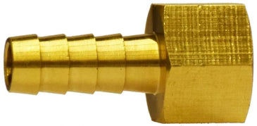 5/16 x 1/4 Brass Fitting, Hose Barb, Rigid Female Adapter