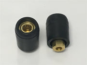 Brass Female Quick Connect, Plastic Safe Cover 1/4"