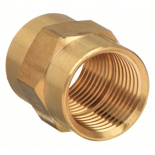 D22051 - 1/4" Brass FxF NPT Adapter