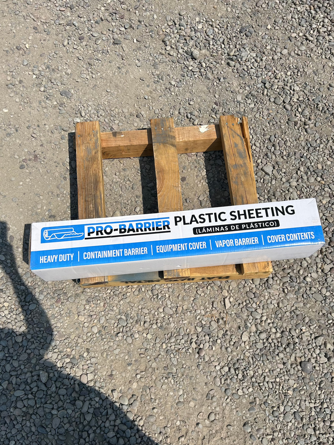 Pro-Barrier Plastic Sheeting 4 MIL 10'x100' Clear